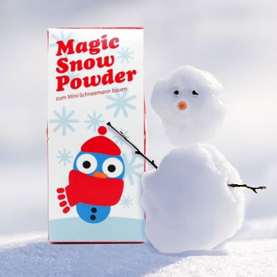 Zauberschnee - Magisches Pulver für Kunstschnee
