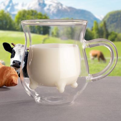 Milchkännchen aus Glas