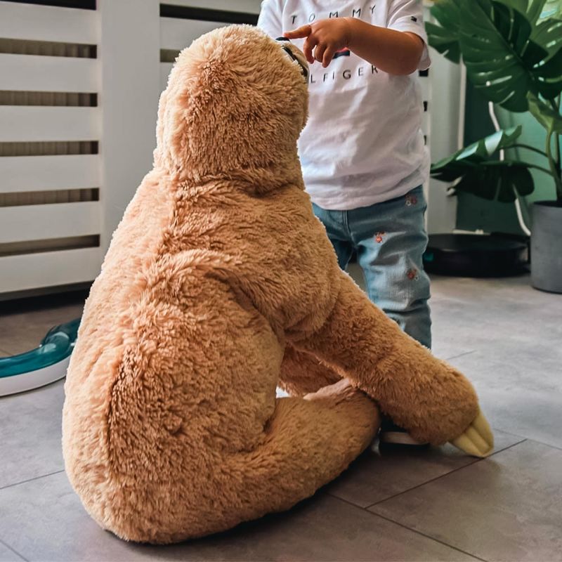 Wild Republic Mama & Baby Faultier – Riesiges Kuscheltier 76 Cm Mit Recycling-Füllung