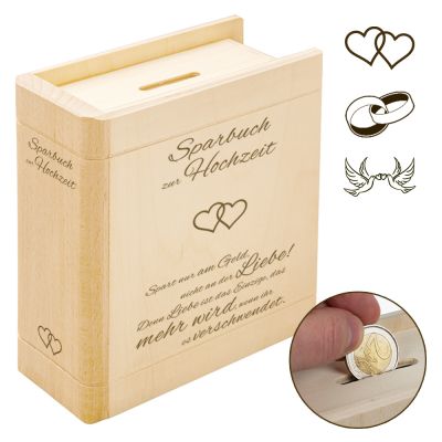 Sparbuch zur Hochzeit - Liebesgedicht