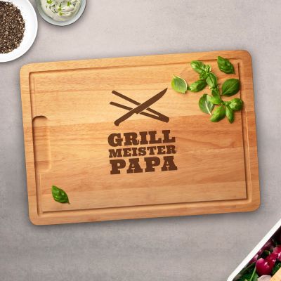 Schneidebrett für Papa - Grillmeister