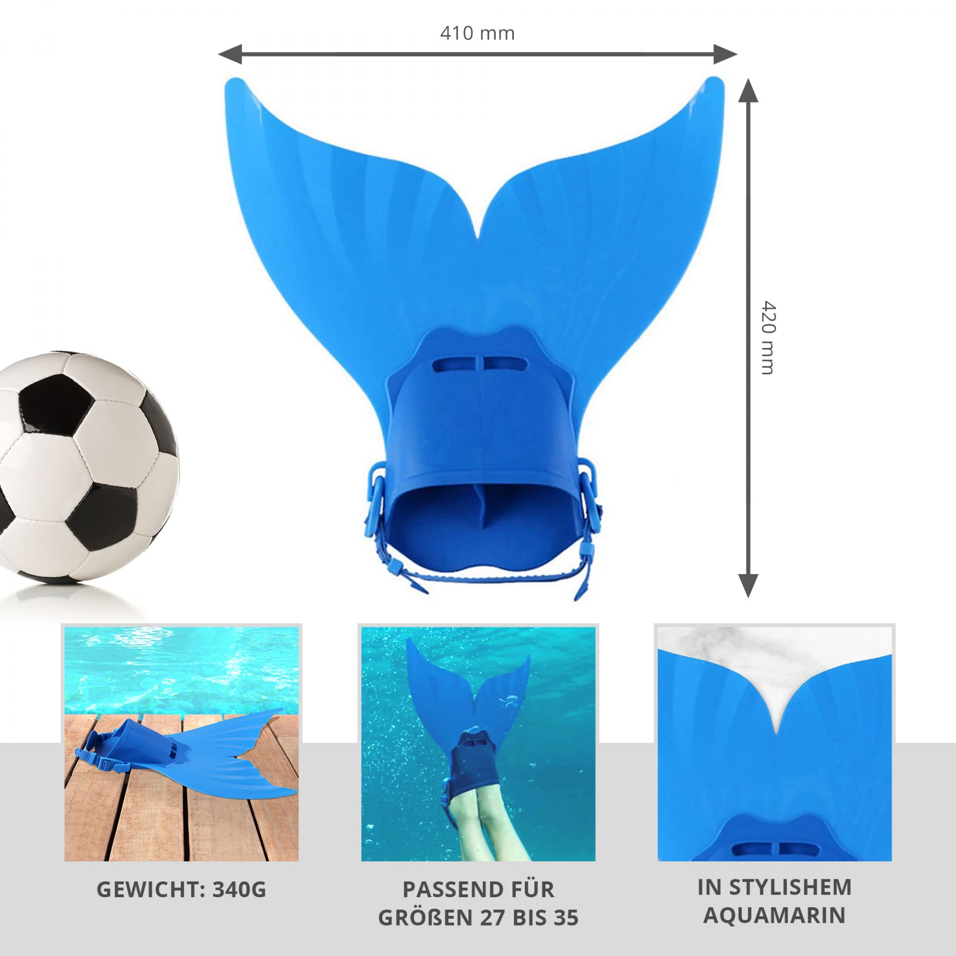 Meerjungfrau Flosse Zum Schwimmen