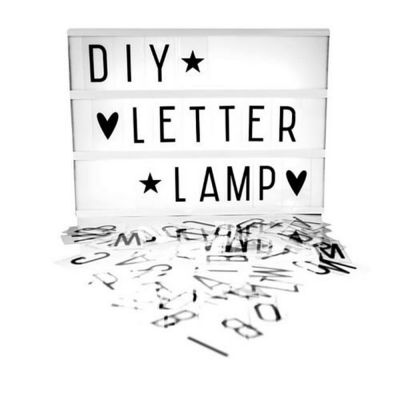 LED Light Box - Botschaften zum Selbstgestalten - 85 Zeichen