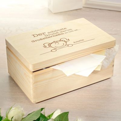 Memory Box mit Gravur - Warum Großelternsein so toll