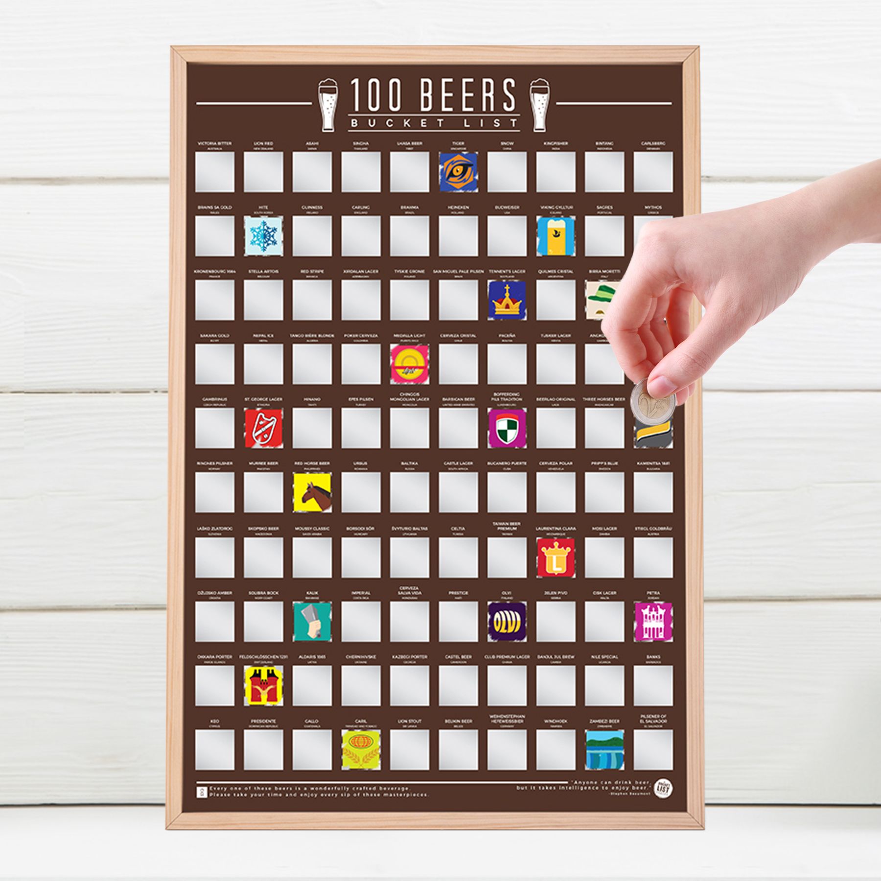 Scratch Map - Beer Bucket List