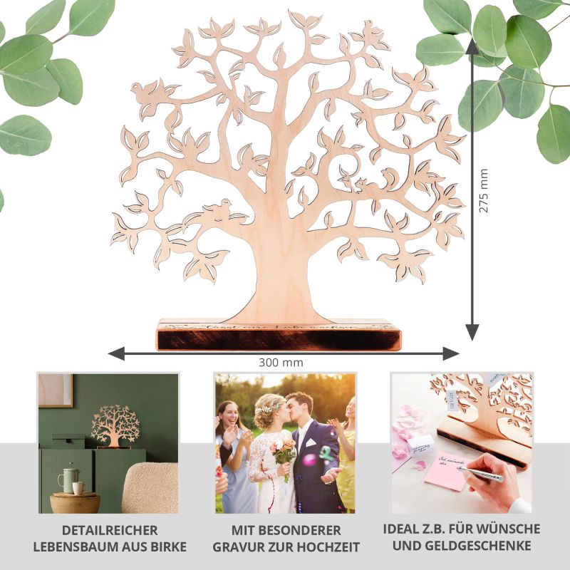 Großer Geldbaum Hochzeitsgeschenk für Brautpaar