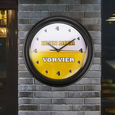 Kein Bier vor Vier - Wanduhr