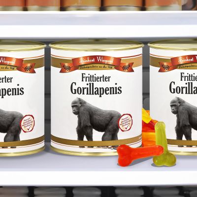 Frittierter Gorillapenis aus der Dose