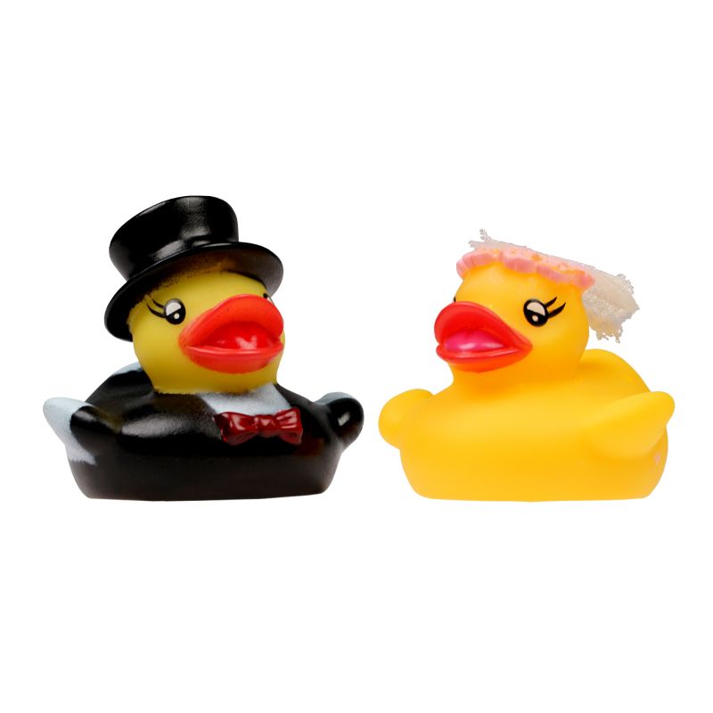 Badeenten Brautpaar lustiges Geschenk zur Hochzeit