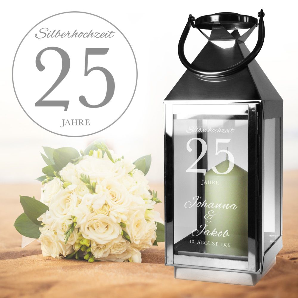 Geschenke Zur Silberhochzeit Für Den Mann Schieferherz zur Silberhochzeit - persönliches und edles Geschenk