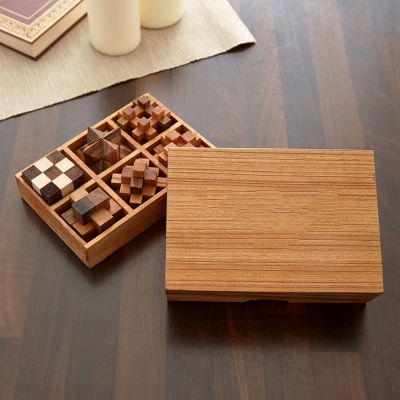 Holz Knobelspiele 