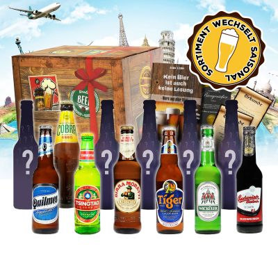 Bier Weltreise XL - 12er Geschenkbox