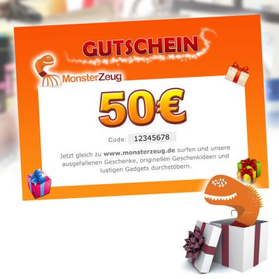 Geschenk Gutschein 50 Euro