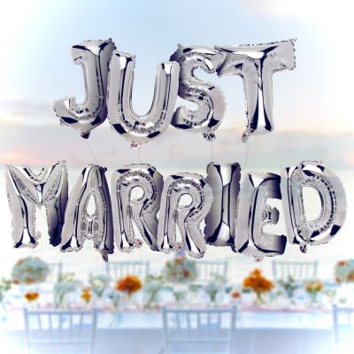 Hochzeitsballons - Just Married
