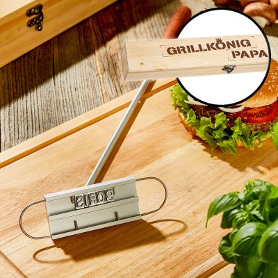 Grillbrandeisen - Grillkönig Papa