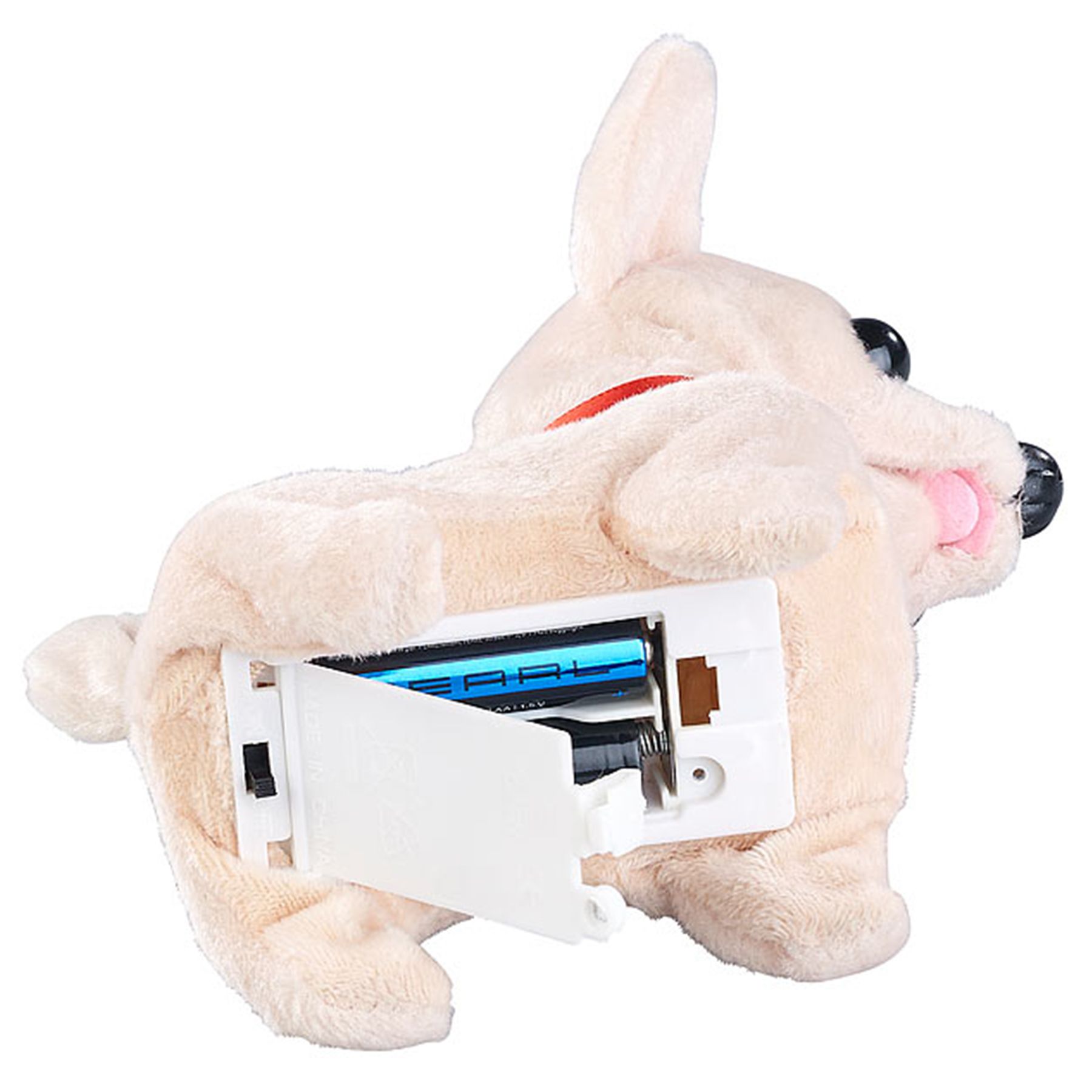 spielzeug chihuahua Laufendes Kuscheltier Chihuahua mit Soundeffekt - creme