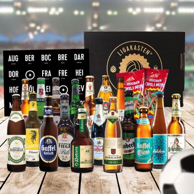 Ligakasten - 18 Biere aus den Städten der