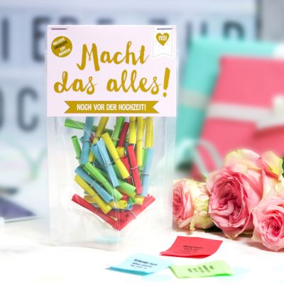 Macht das alles vor der Hochzeit - 50 Lose
