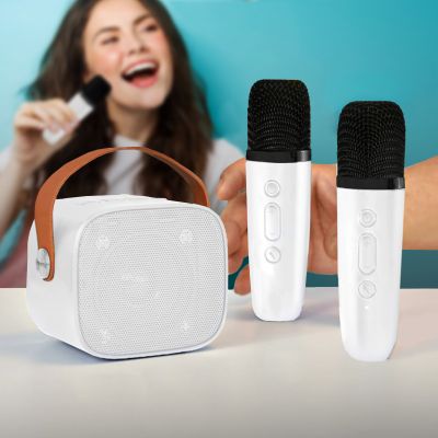 Mobile Bluetooth Karaokemaschine mit 2 Mikros