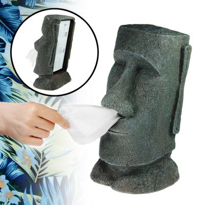 Moai Taschentuchspender - Steingesicht