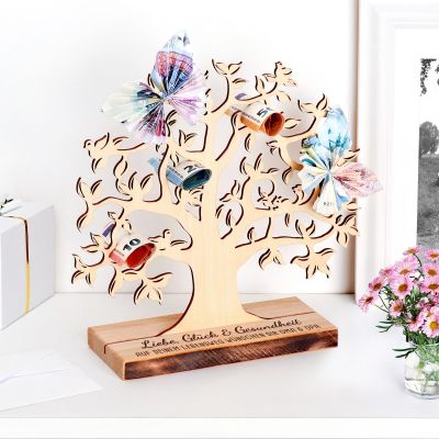 Kleiner Geldbaum Geldgeschenk - Glück auf dem