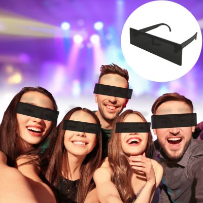 Zensurbrille - Schwarzer Balken Partybrille