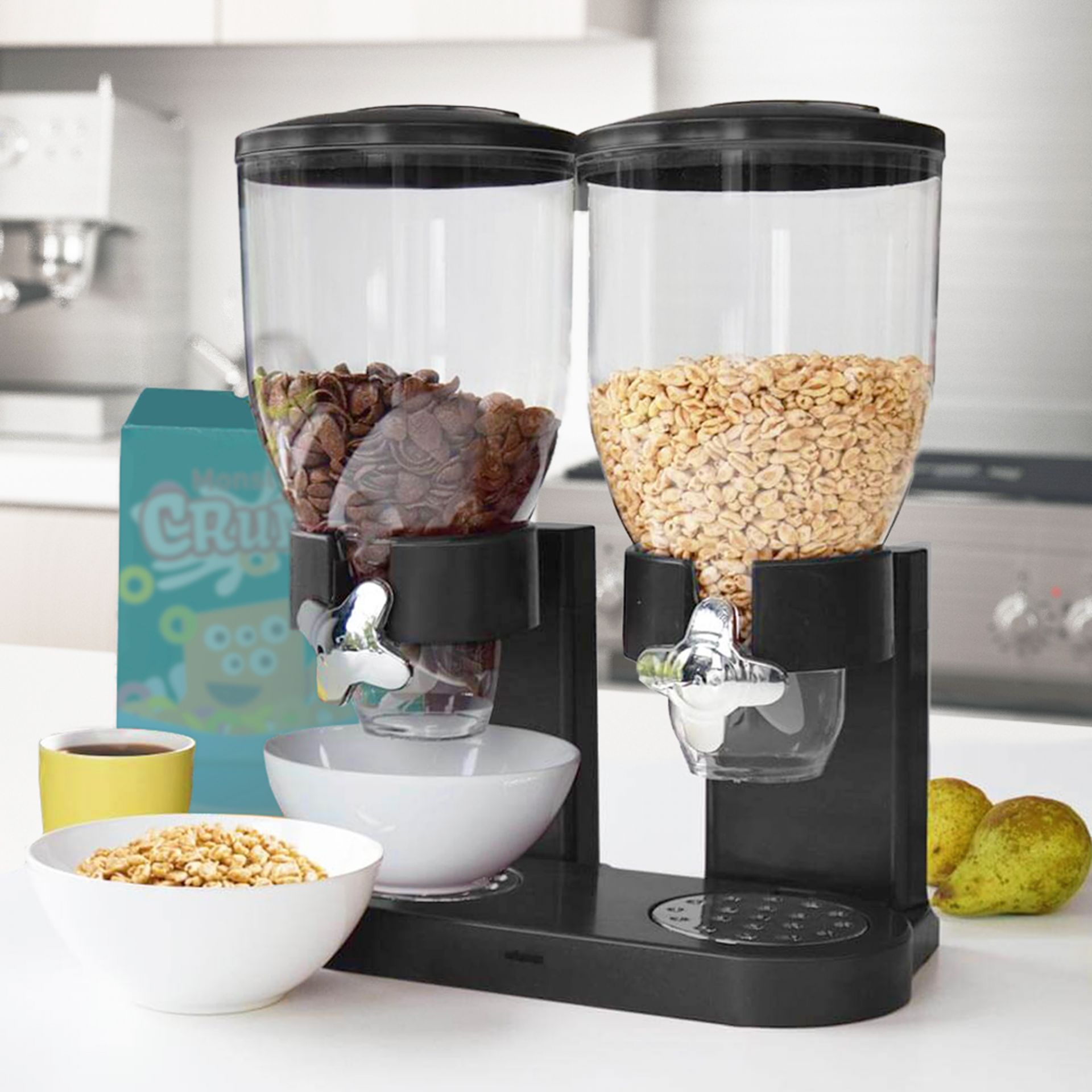 Süßigkeiten Spender Bilderrahmen - 30x21x3cm ABS+Acryl | Nachfüllbarer Snack Organizer Für Schreibtisch