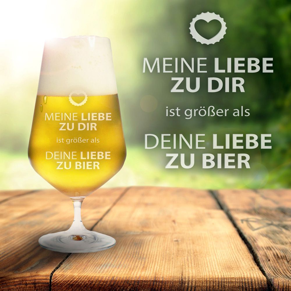 Bierglas - Liebe
